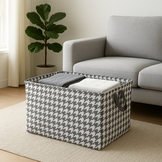 Foldable Fabric Storage Box With Handles (47 28 Cm)